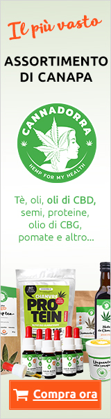 Il più vasto assortimento di prodotti a base di canapa: tè, semi, olio, proteine, CBD e altro